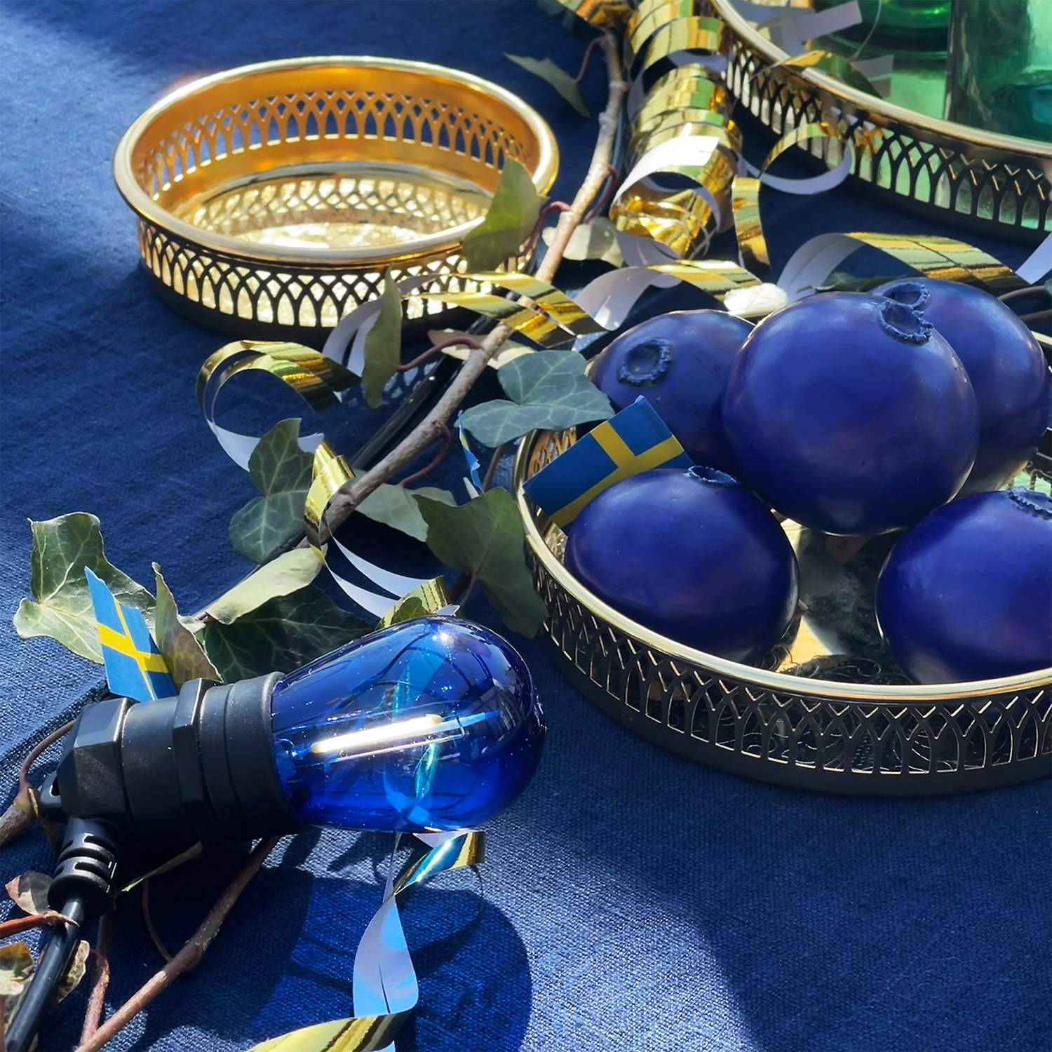 5-pack Deco Bulb LED light source E27 12V Blue 30lm