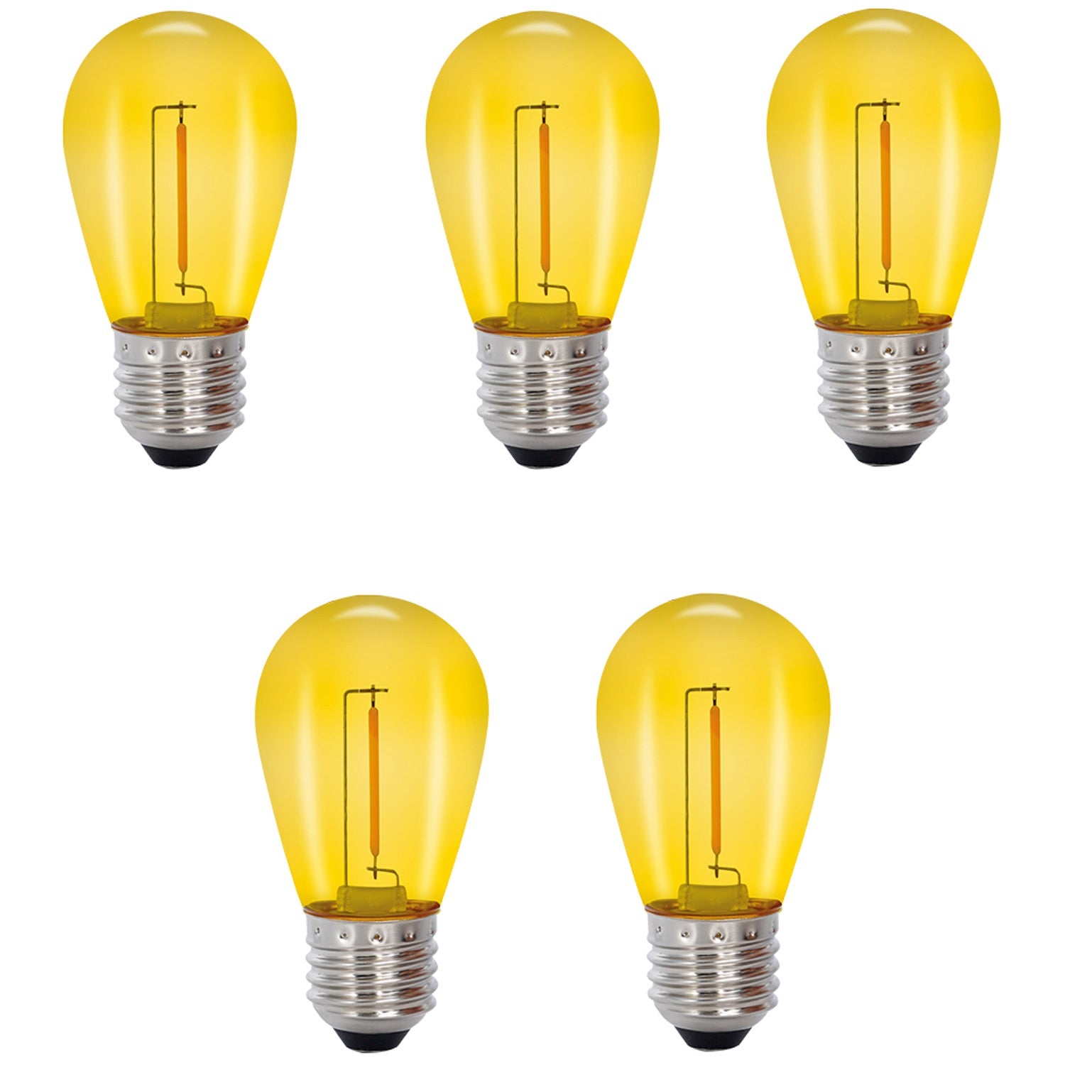 5-pack Deco Bulb LED light source E27 12V Yellow 30lm