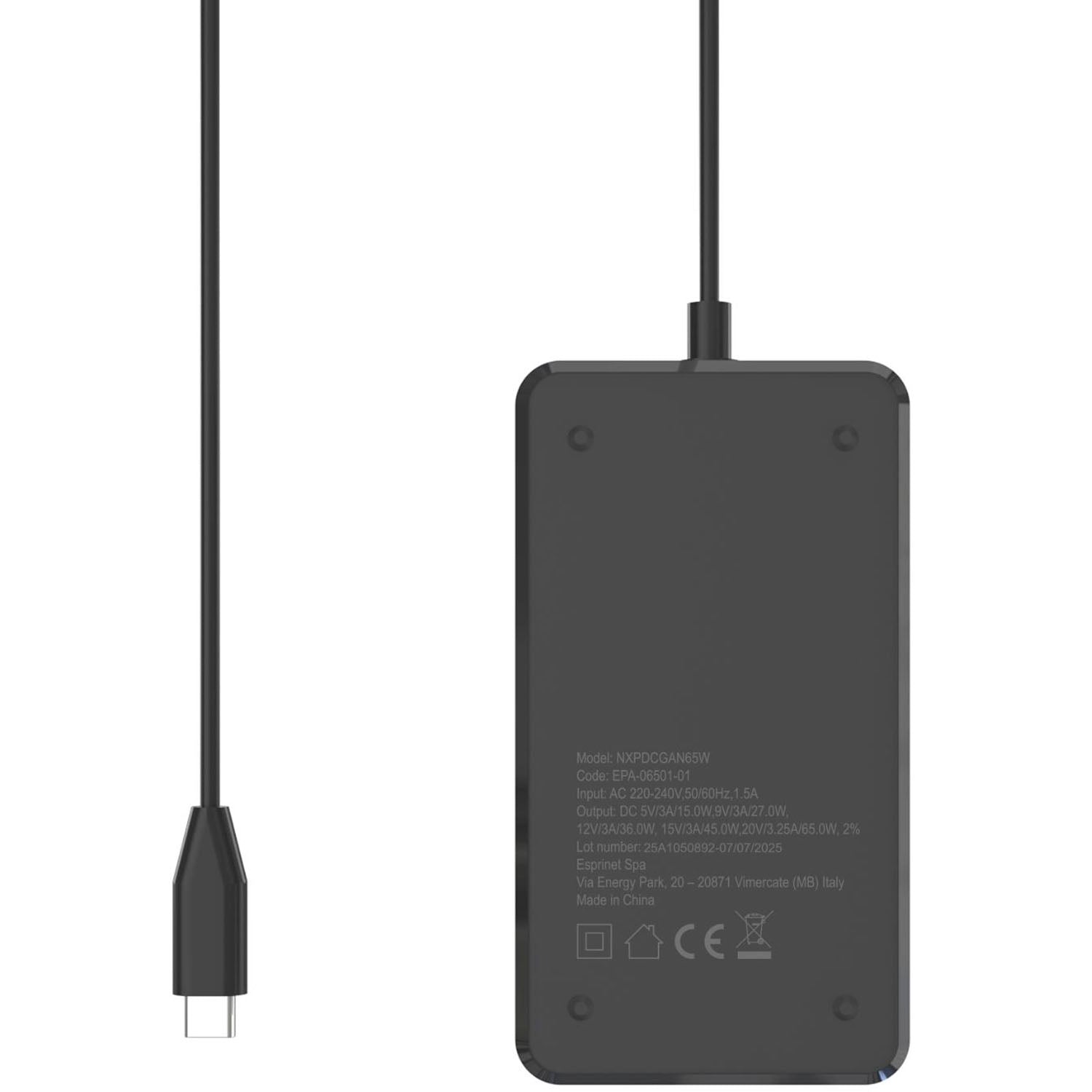 65W GaN USB-C Laptop Charger – Universal, Compact Design