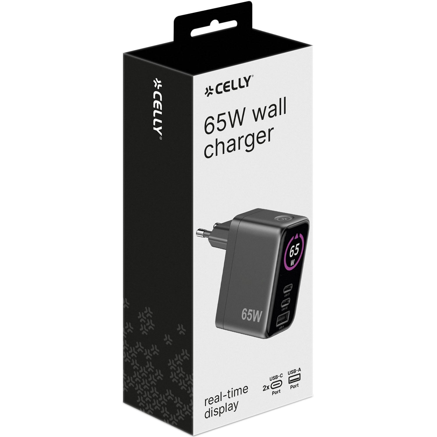 65W PD/QC Charger with Display