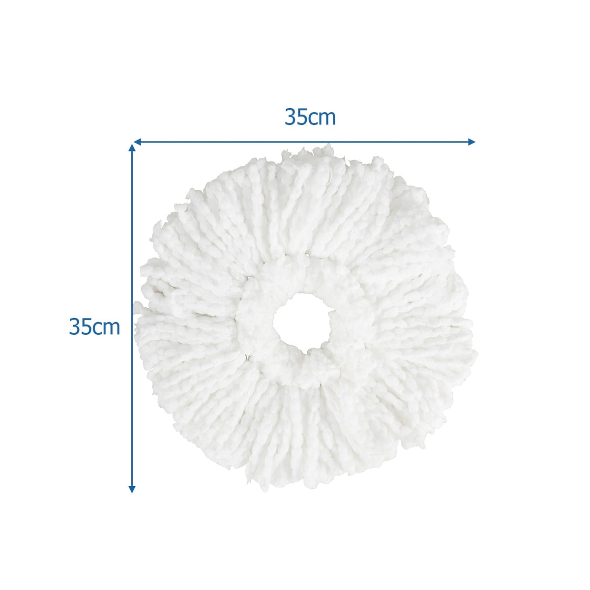 6-Pack Reusable Mop Pads for Wet & Dry Cleaning