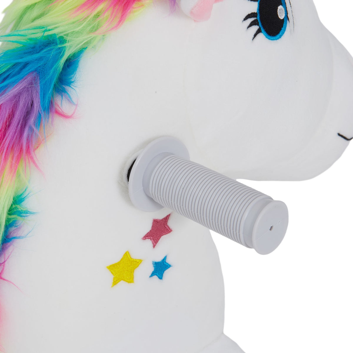 6V Children's Electric Car in Unicorn Shape, 2 km/h Children's Vehicle with Music, Ride-On Toy with Foot Pedal, Electric Horse for Children 1.5-3 Years, White