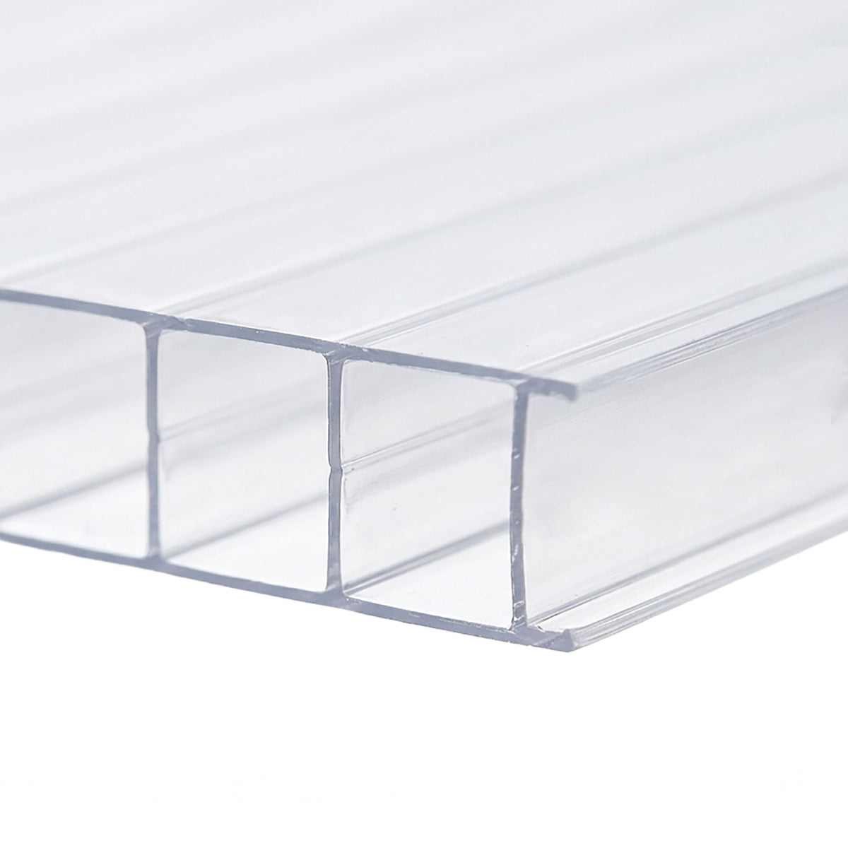 6mm Clear Polycarbonate Double-Wall Sheets, Set of 14