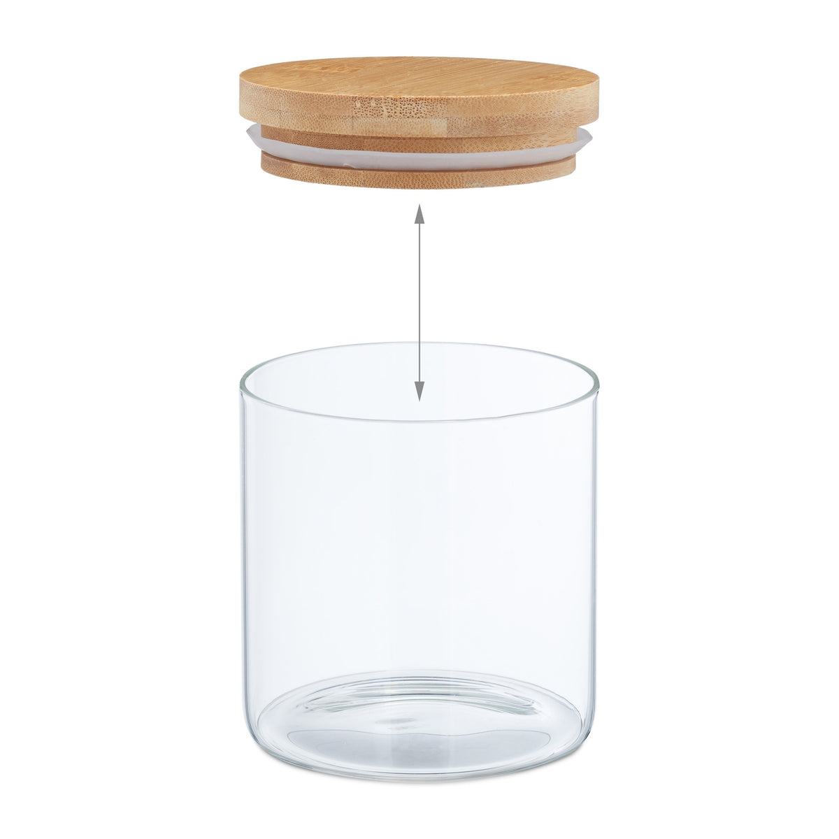 6 pcs. Storage jars in various sizes