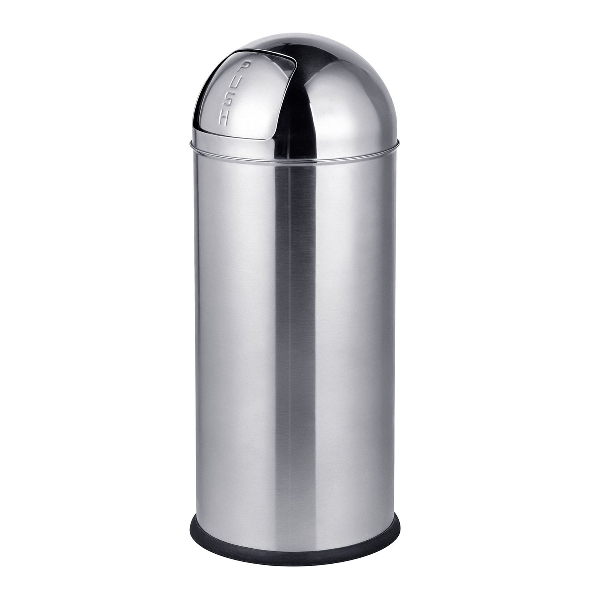 70L Stainless Steel Push-Lid Bin with Inner Bucket