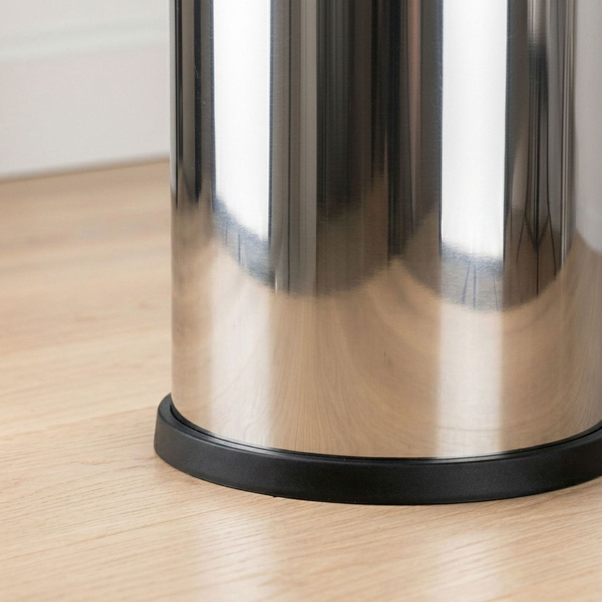70L Stainless Steel Push-Lid Bin with Inner Bucket