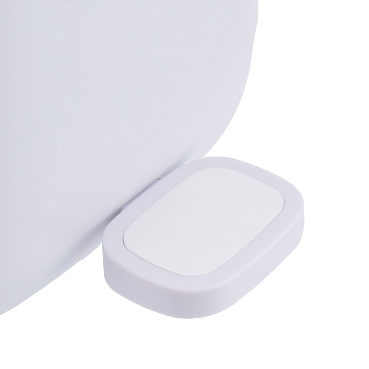 7L Square Plastic Pedal Bin – Soft-Close Lid