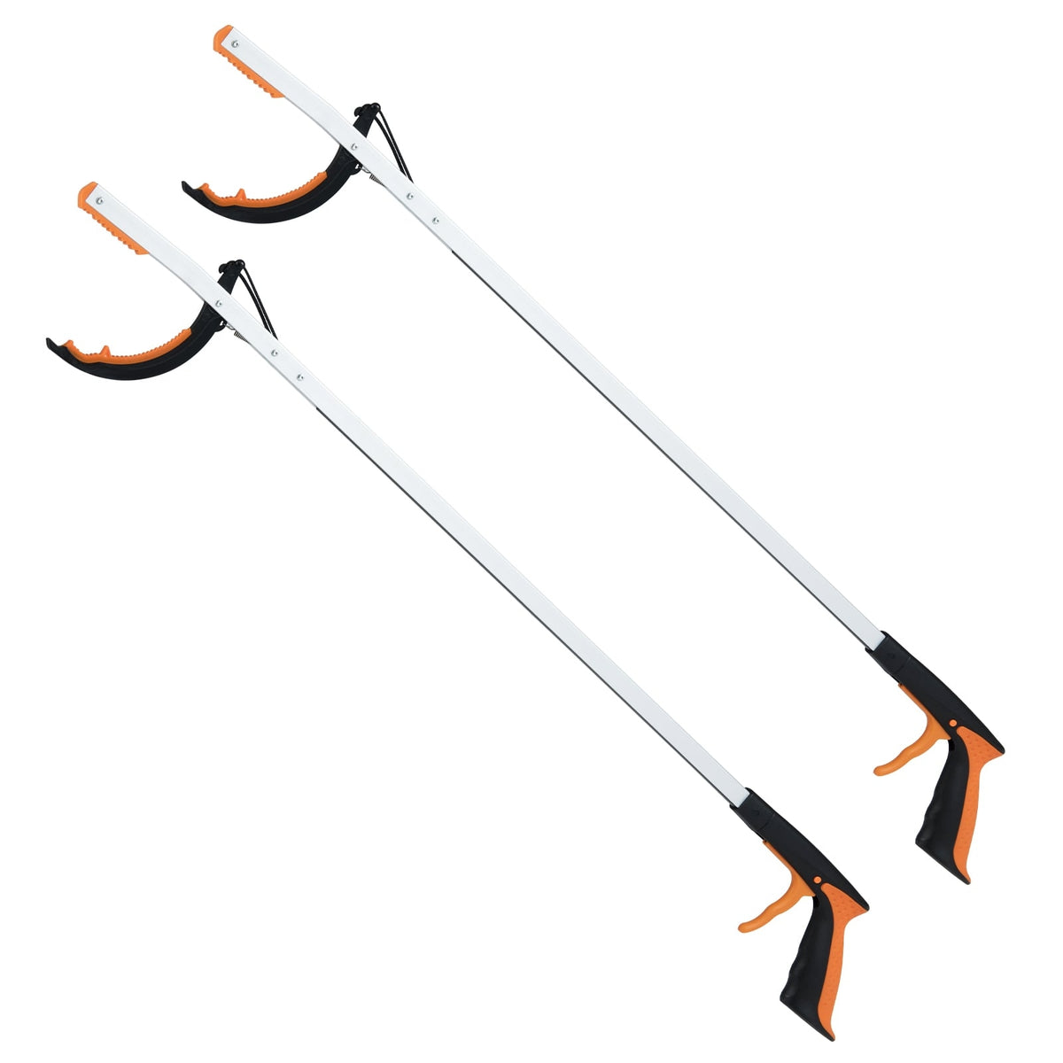 88 cm Long Reach Grabber Tool Set, Aluminum, Non-Slip Claw