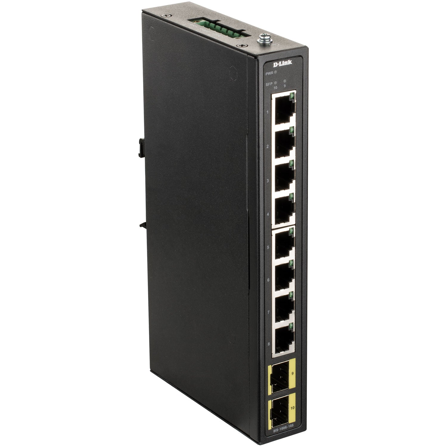 8-Port Gigabit Industrial Switch with 2 SFP Slots