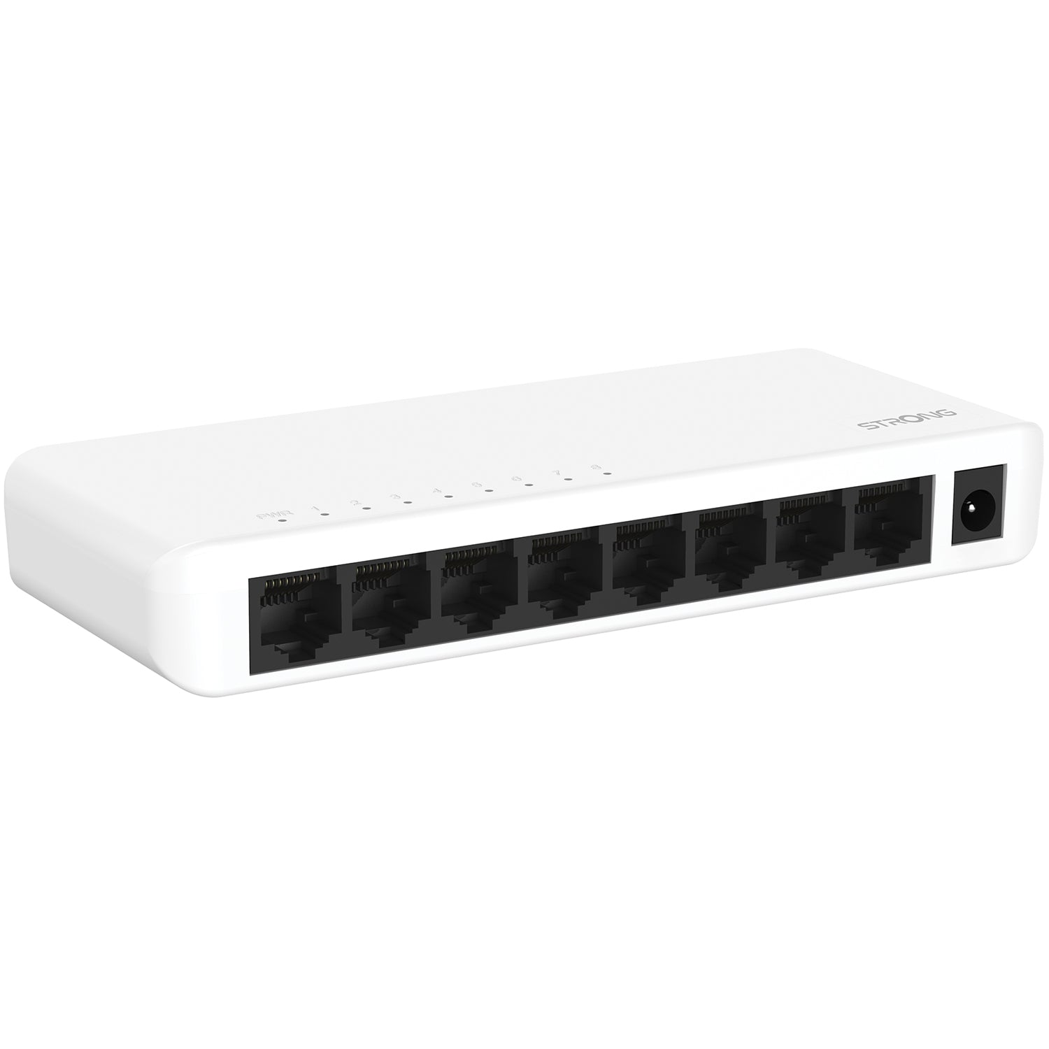 8-port Gigabit switch White