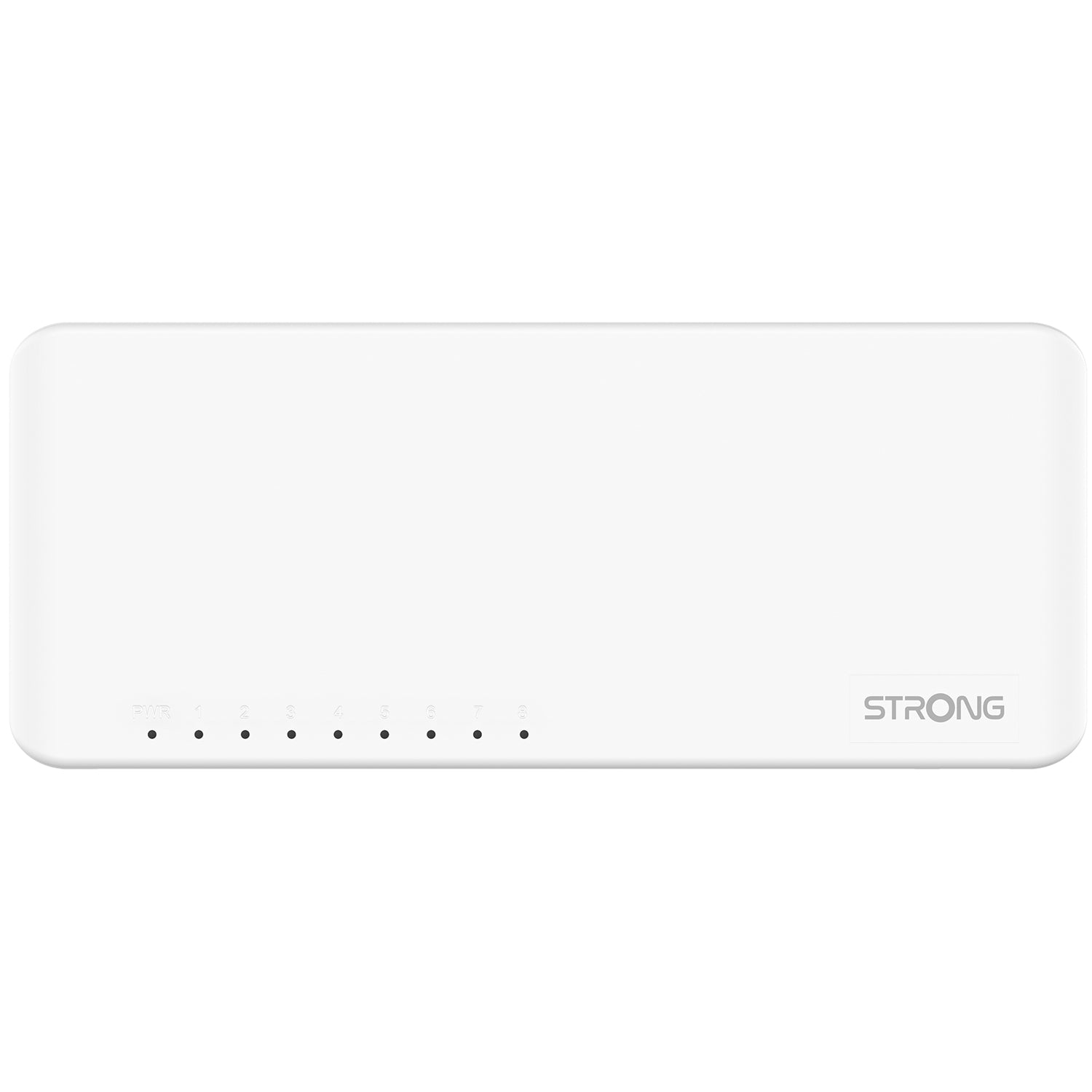 8-port Gigabit switch White