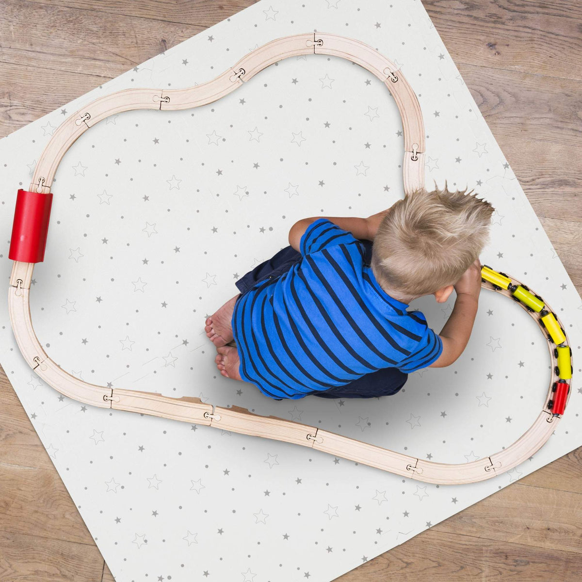 8 puzzle mats with stars