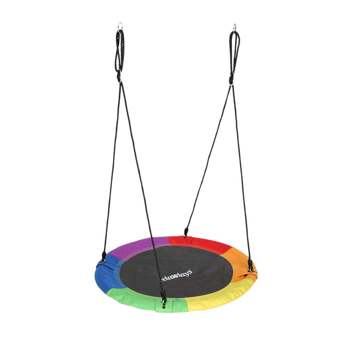 90 cm Round Nest Swing – Foam-Padded, Garden Fun