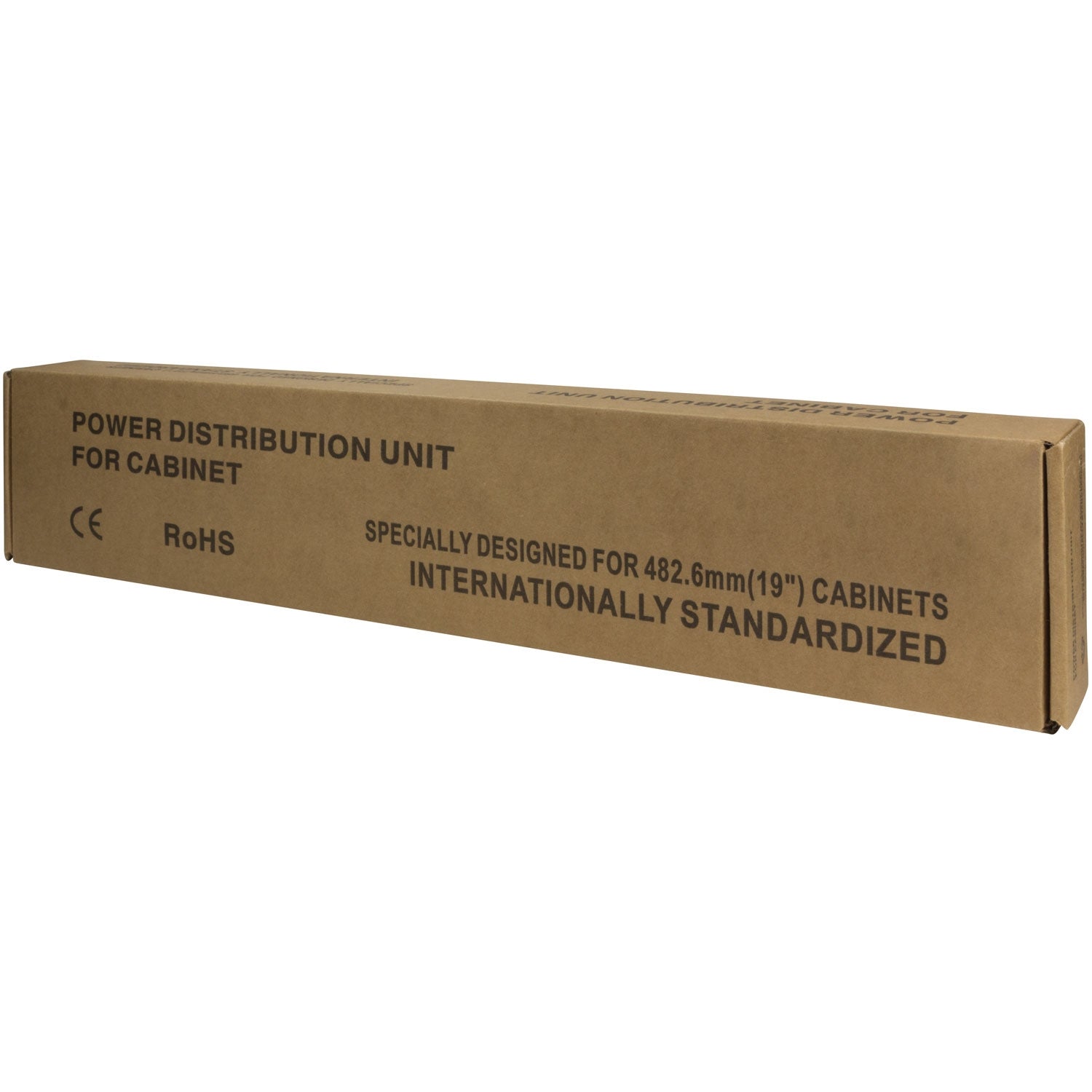 9-way branch socket for 19" rack U1 Black