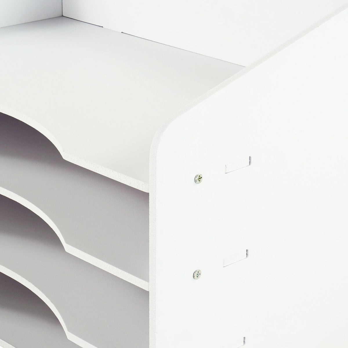 A4 Document Sorter with 6 Compartments – White MDF