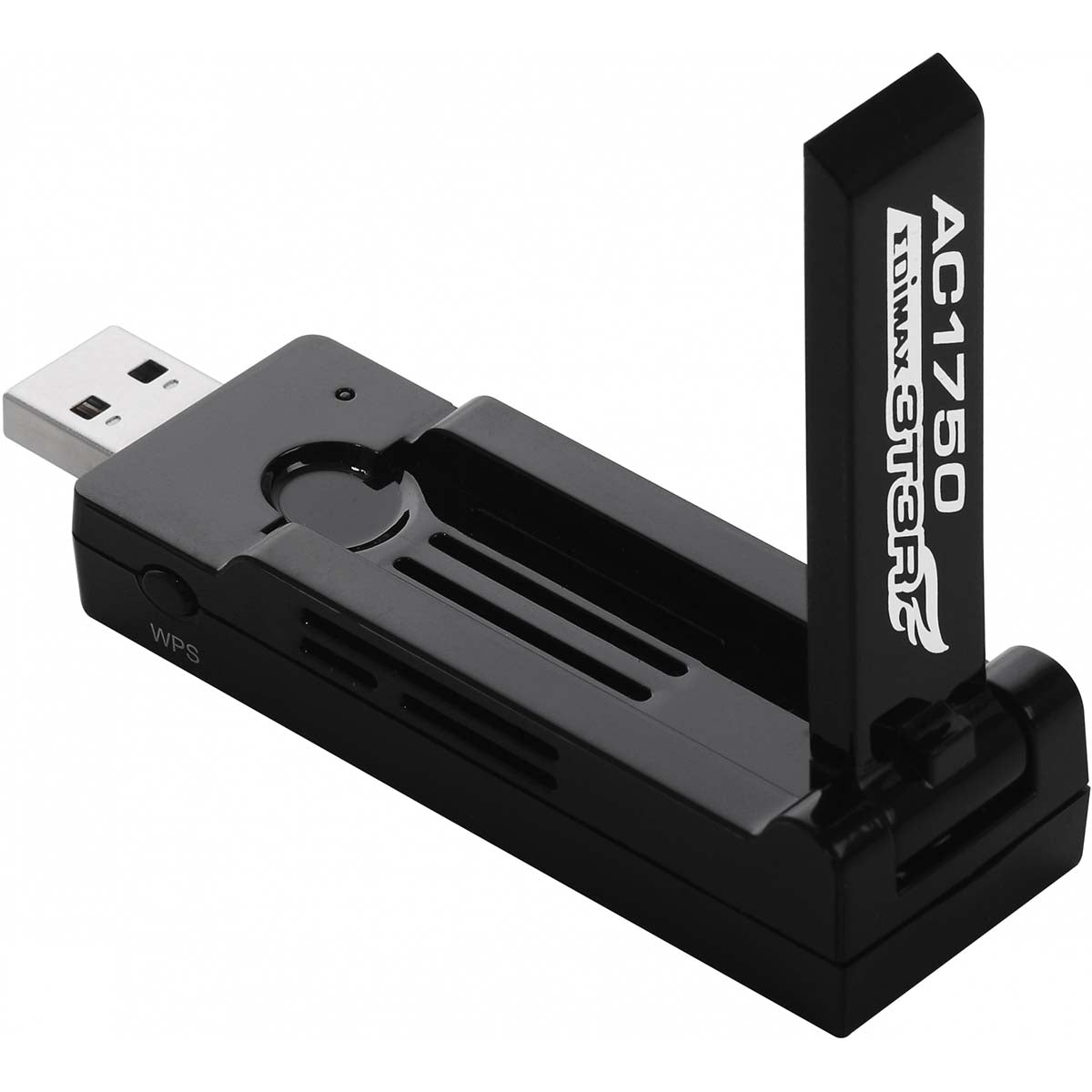 AC1750 Dual-Band Wi-Fi USB 3.0 Adapter with 180-Degree Adjustable Antenna Black