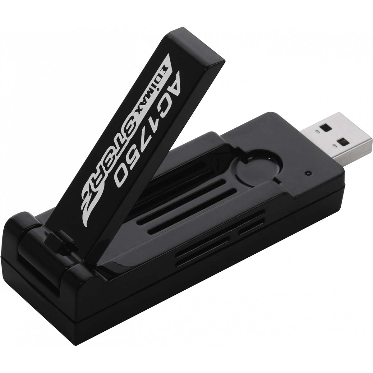 AC1750 Dual-Band Wi-Fi USB 3.0 Adapter with 180-Degree Adjustable Antenna Black