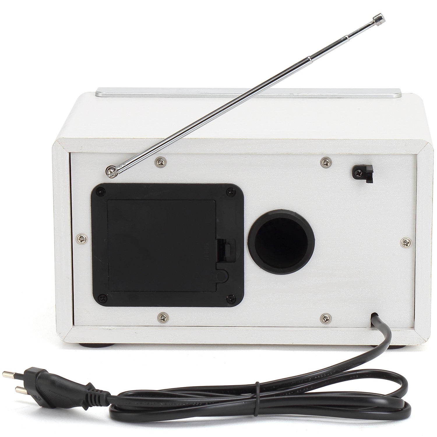 AM/FM analog radio White