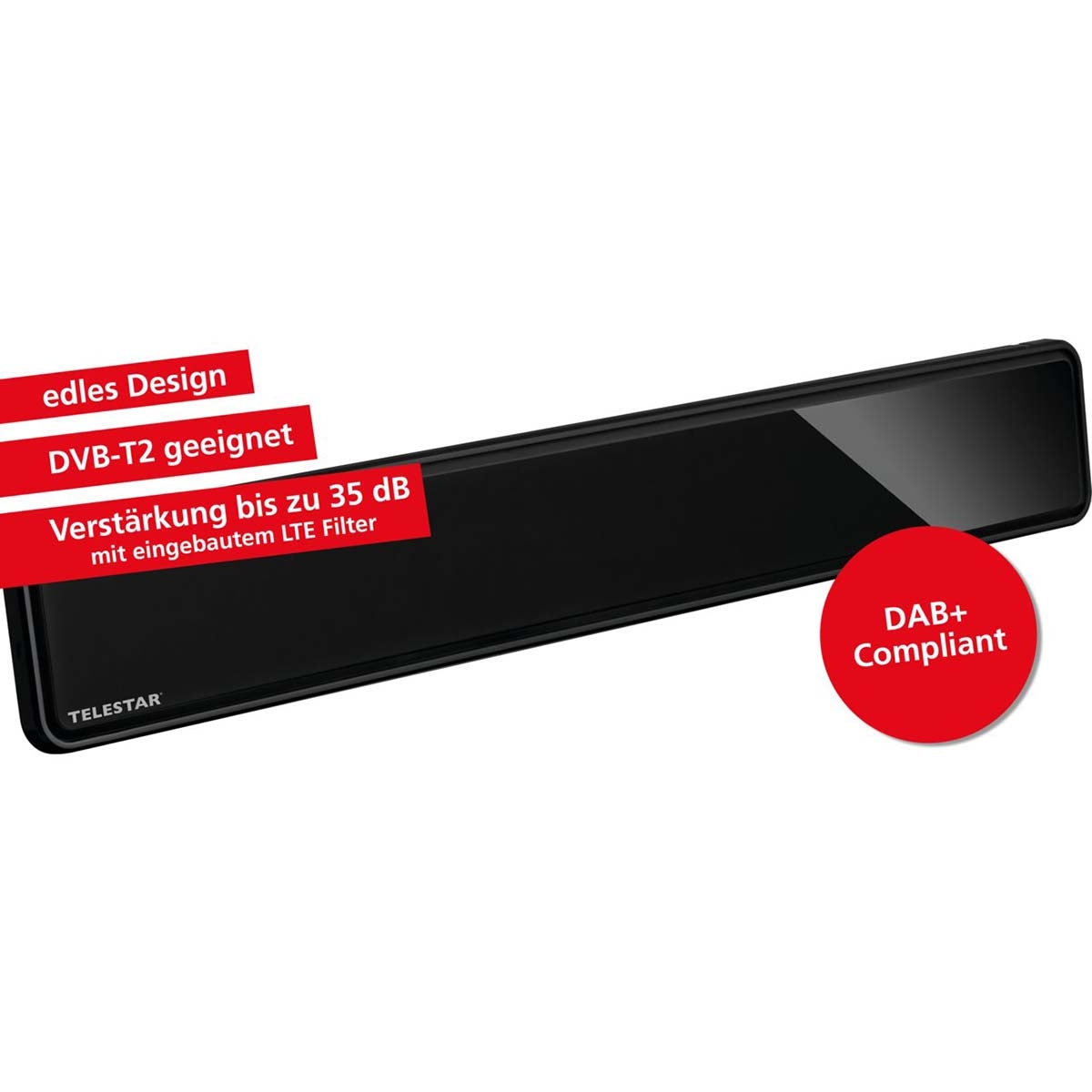 ANTENNA 12 LTE Active DVB-T2/DVB-T indoor antenna with LTE filter