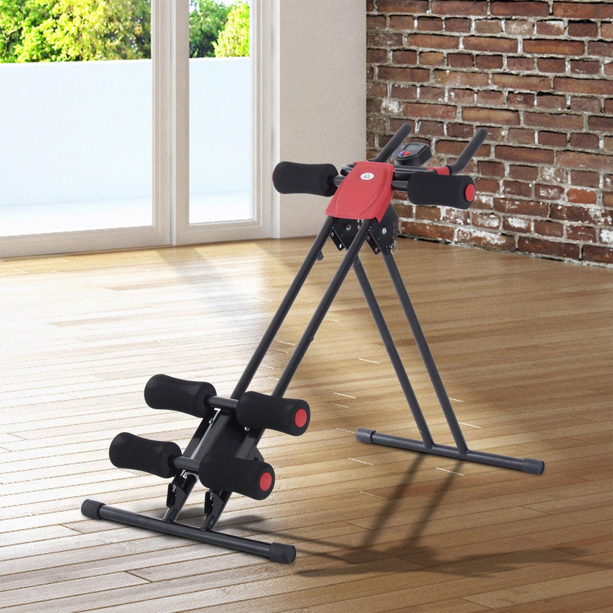 Abdominal Trainer Back Trainer Home Trainer Fitness Device With Muscle Trainer Led Display