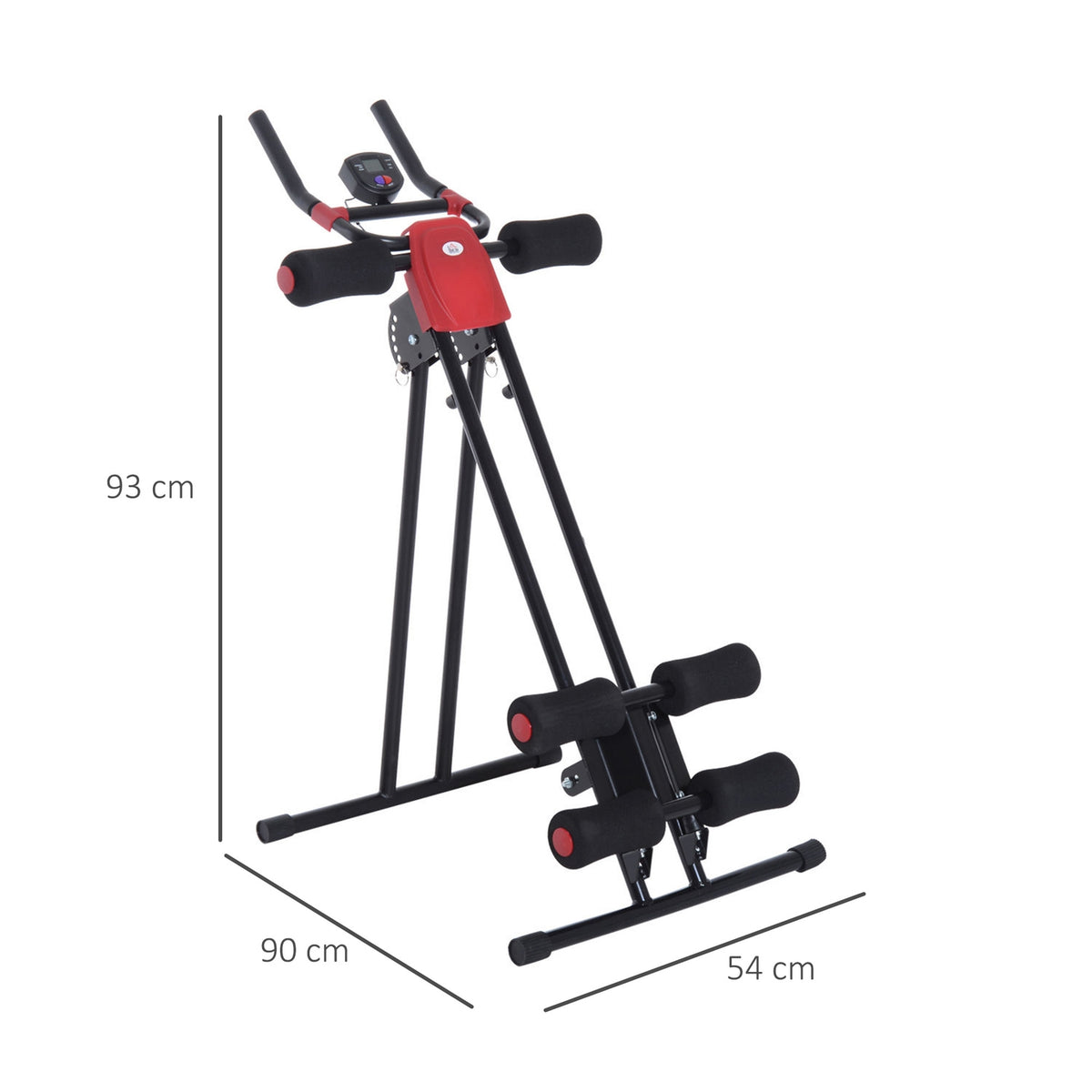 Abdominal Trainer Back Trainer Home Trainer Fitness Device With Muscle Trainer Led Display