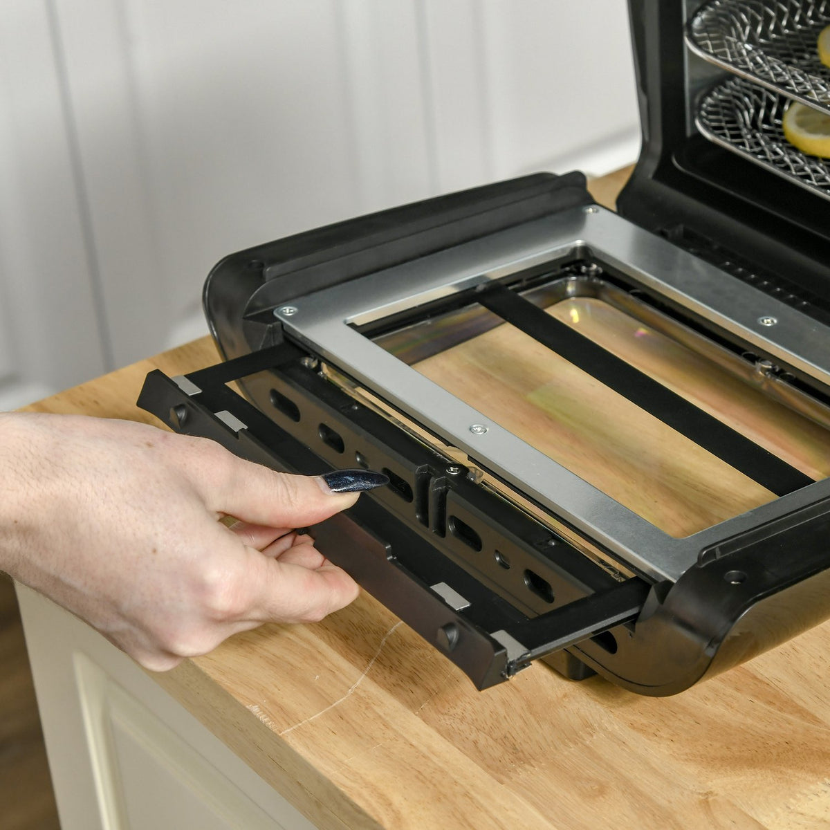 Accessories, Dehydrator & Grill Function, Oil-Free Cooking, Black, 32X35.6X37.9Cm