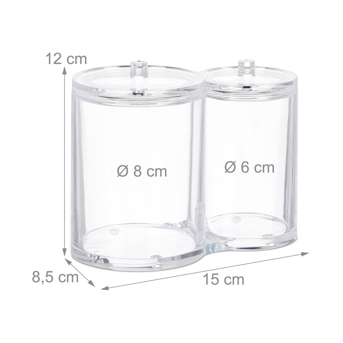 Acrylic Double Organiser