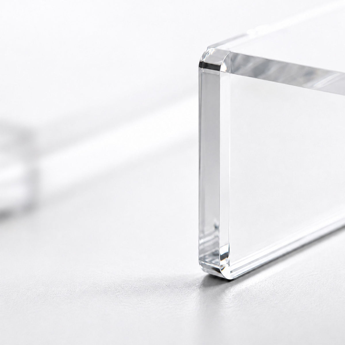 Acrylic Monitor Riser – Ergonomic Stand, 50 x 20 x 10 cm