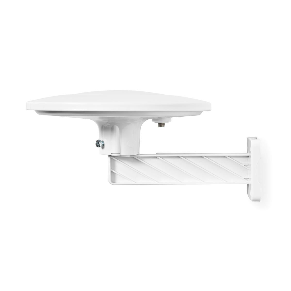 Active HDTV Antenna | Active | Connector type: F connector | FM / UHF / VHF | Reception area: 0-50 km | LTE700 | Gain: 28 dB | White