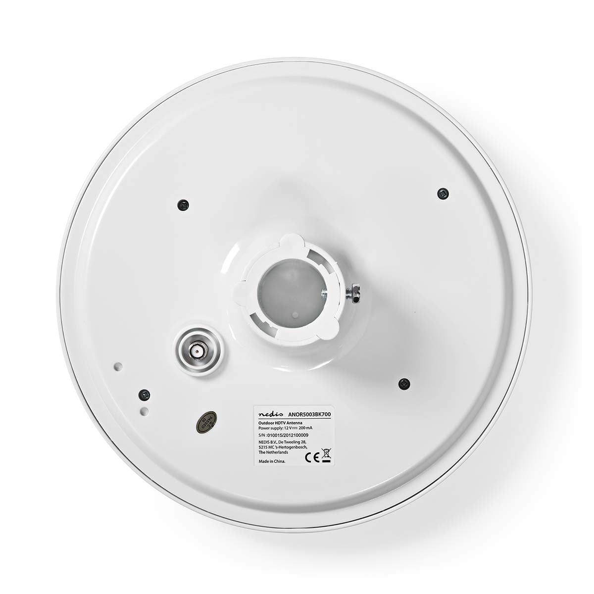 Active HDTV Antenna | Active | Connector type: F connector | FM / UHF / VHF | Reception area: 0-50 km | LTE700 | Gain: 28 dB | White