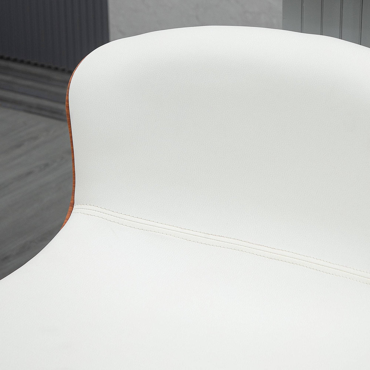 Adjustable Bar Stools Set of 2, Swivel Seat, Cream White