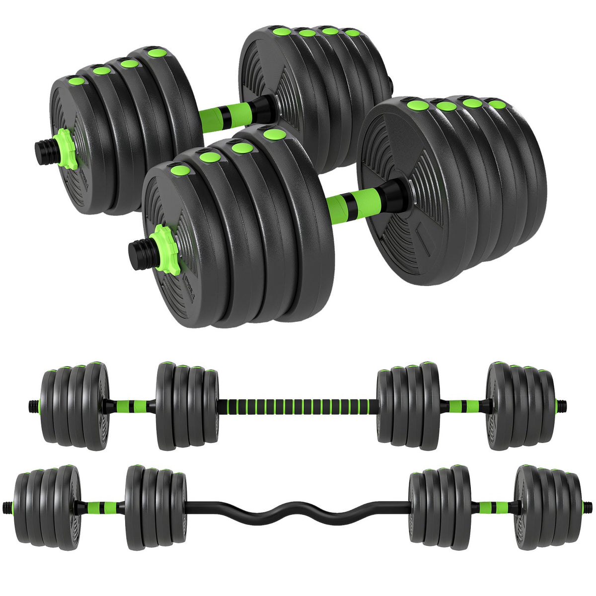 Adjustable Dumbbell Set 30KG – Home Strength Training