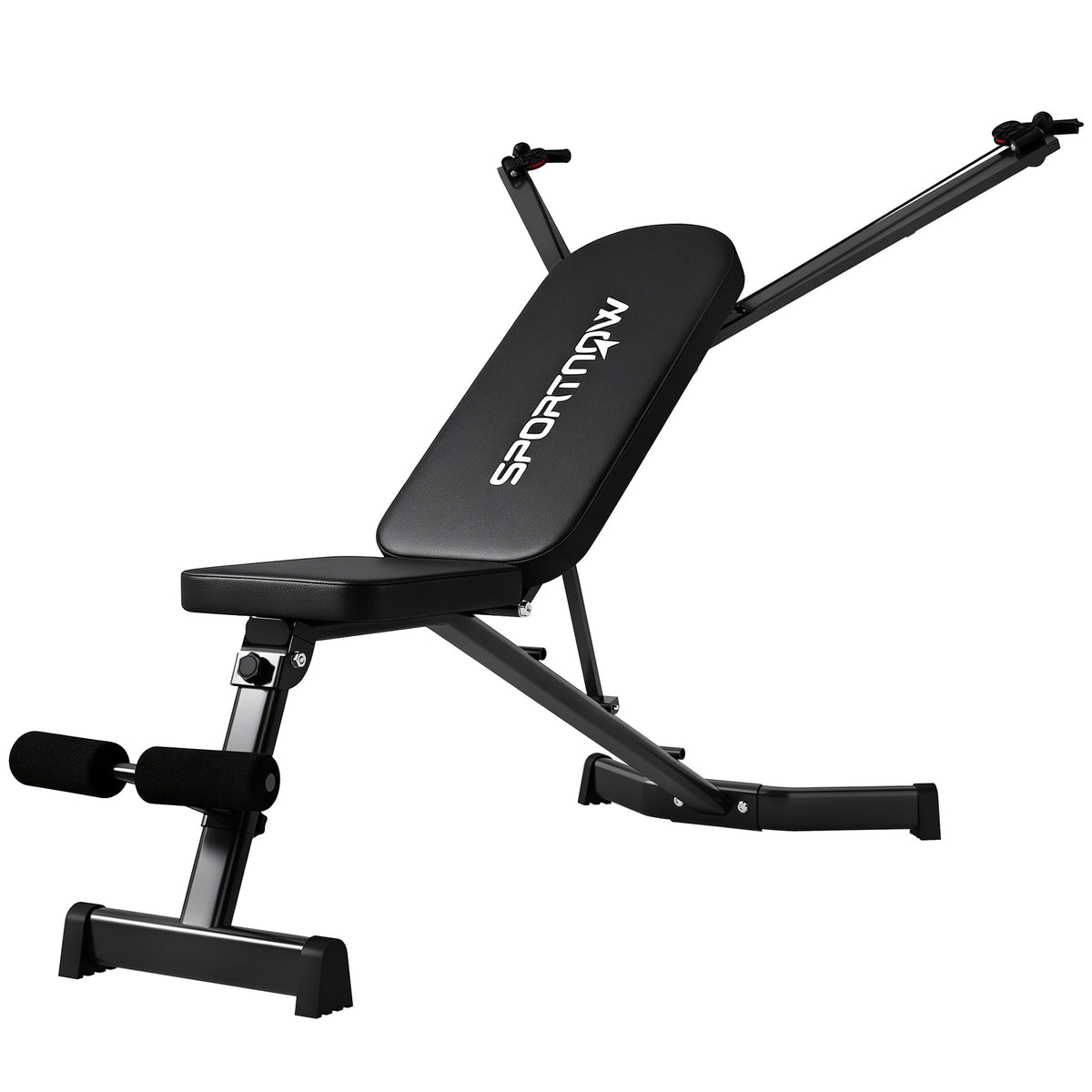 Adjustable Folding Weight Bench with Leg Extension, 300 kg Capacity