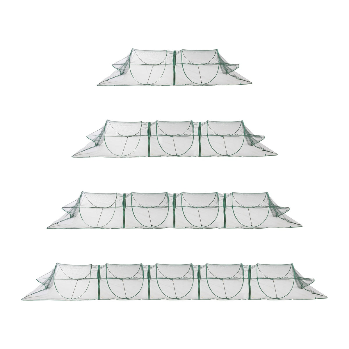 Adjustable Garden Tunnel 5.5 m – Pop-Up Plant Protection
