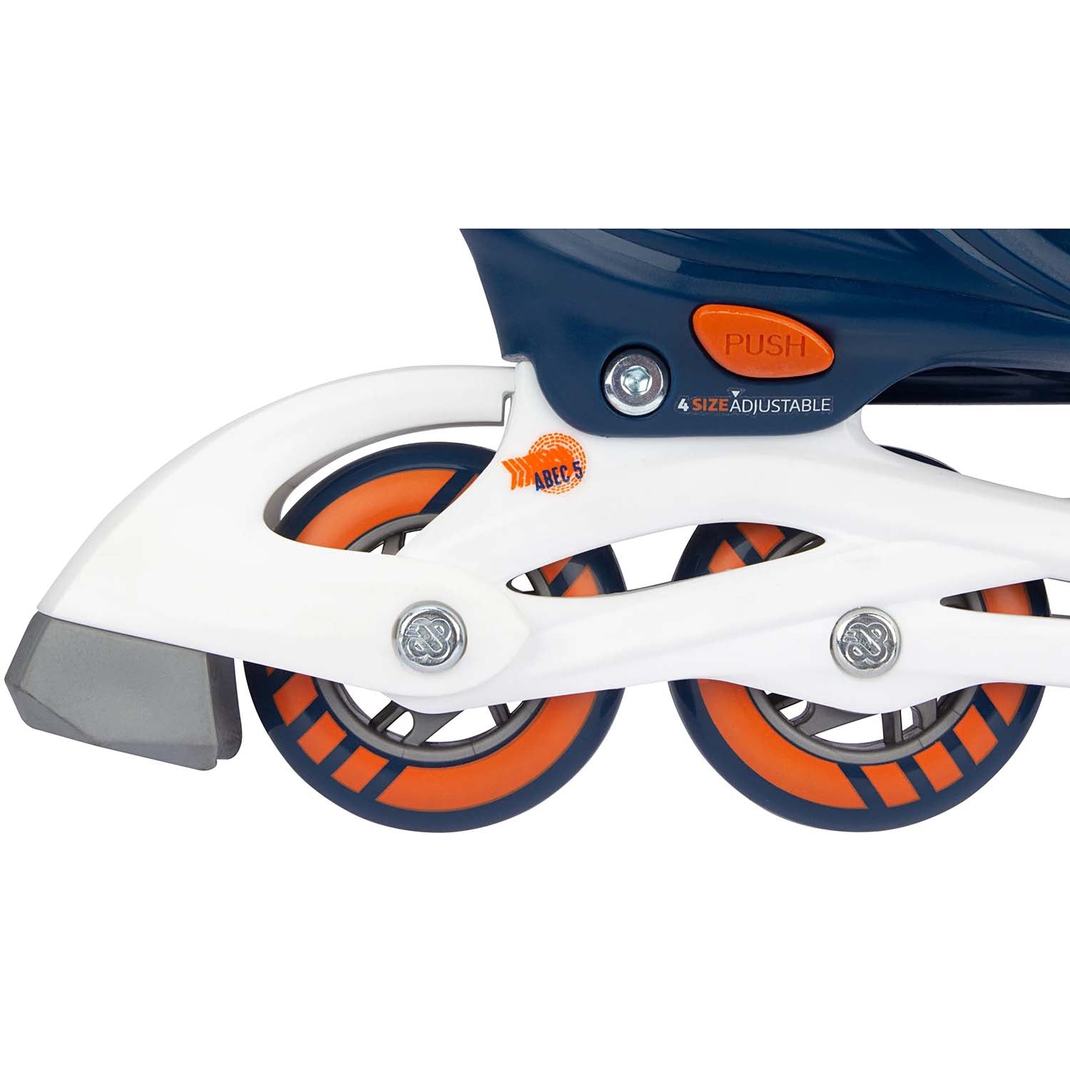 Adjustable Inline Skates, EU 25-28, PU Wheels, ABEC 5 Bearings