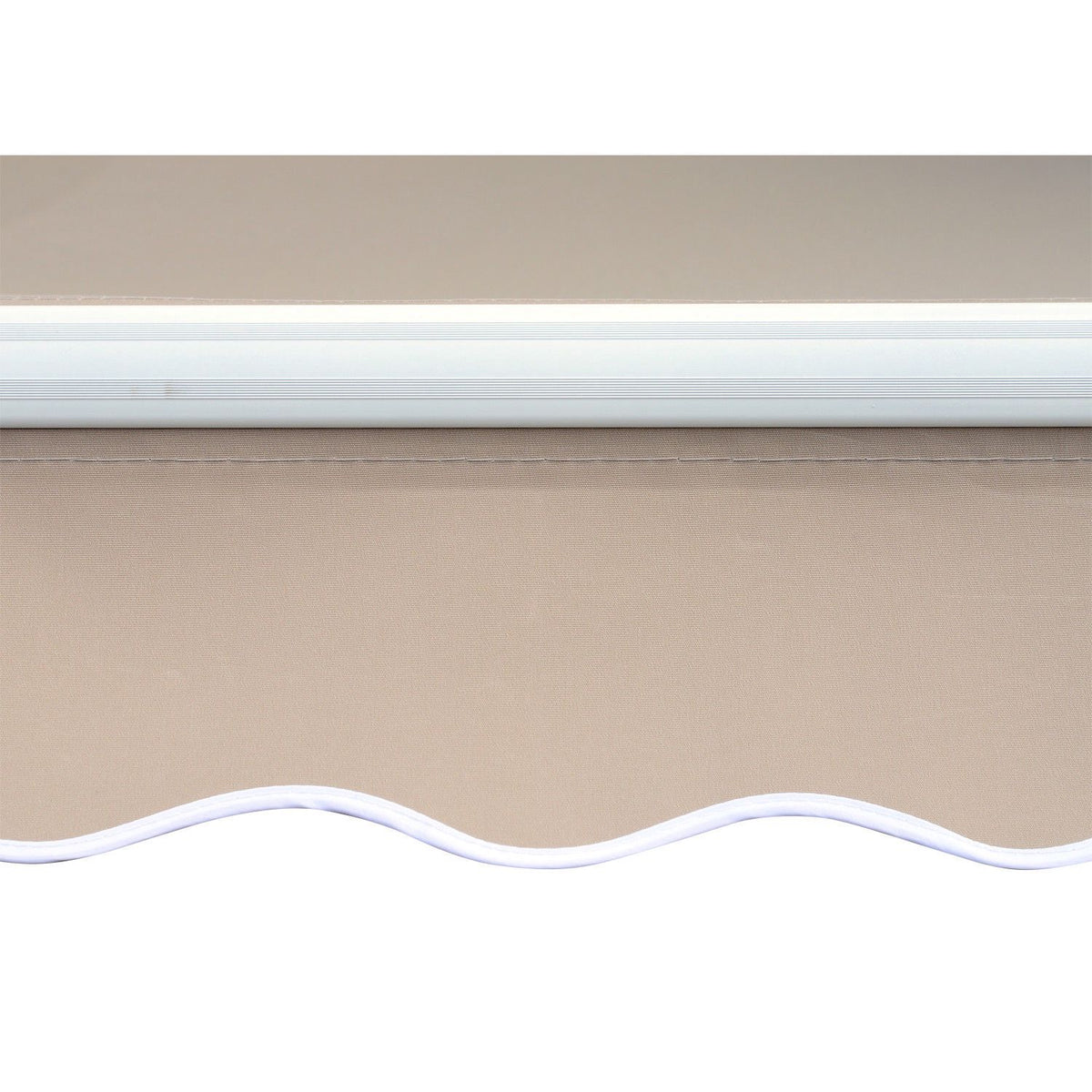 Adjustable Patio Awning, 4.5 x 3m, Beige, with Crank