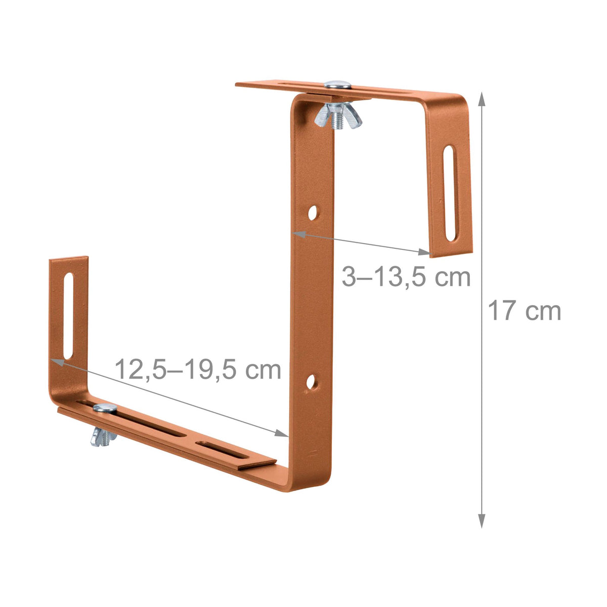 Adjustable Planter Hooks for Railings, Set of 4
