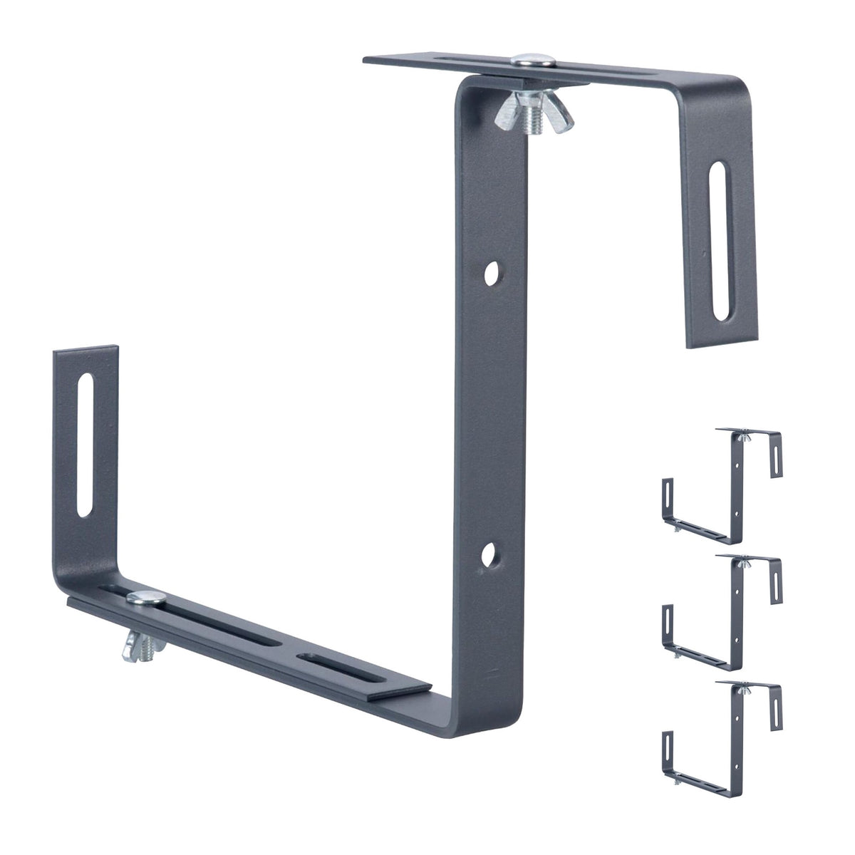 Adjustable Planter Hooks for Railings, Set of 4