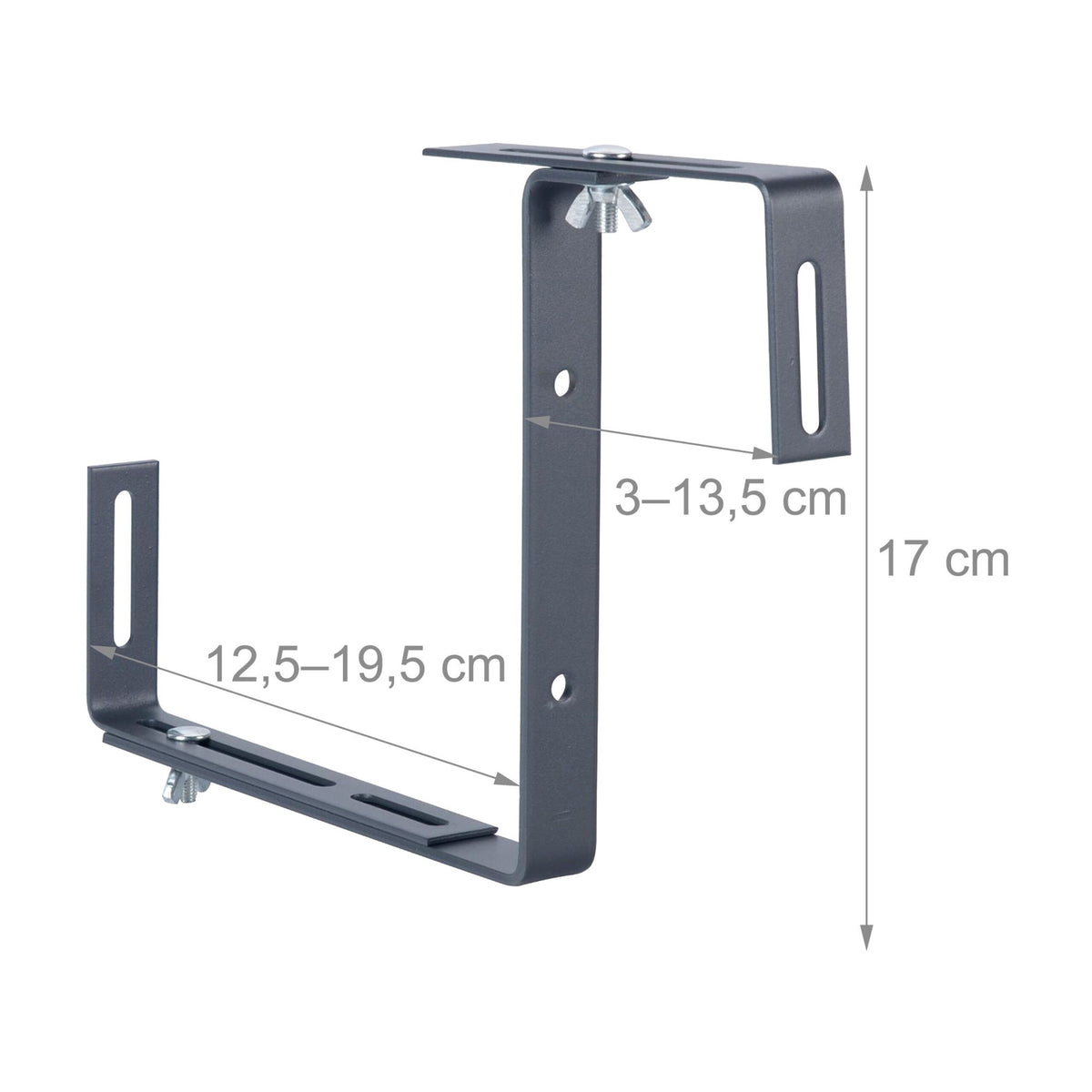 Adjustable Planter Hooks for Railings, Set of 4