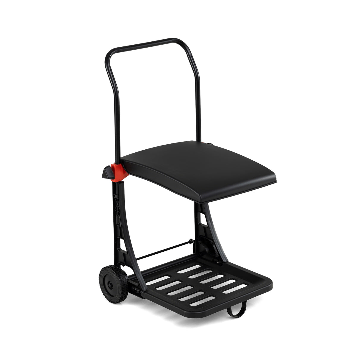 Adjustable Trash Bag Holder with Wheels & Lid, Black