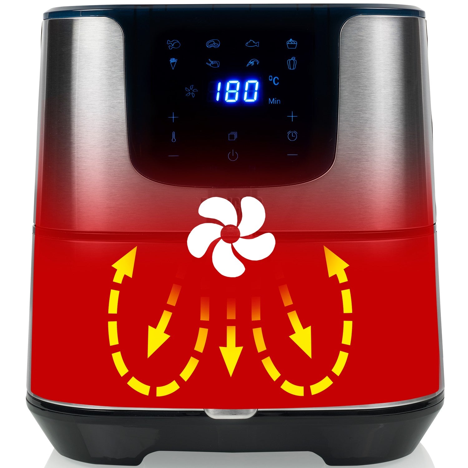 Aerofryer Digital Deluxe 5.5L 1700W Stainless