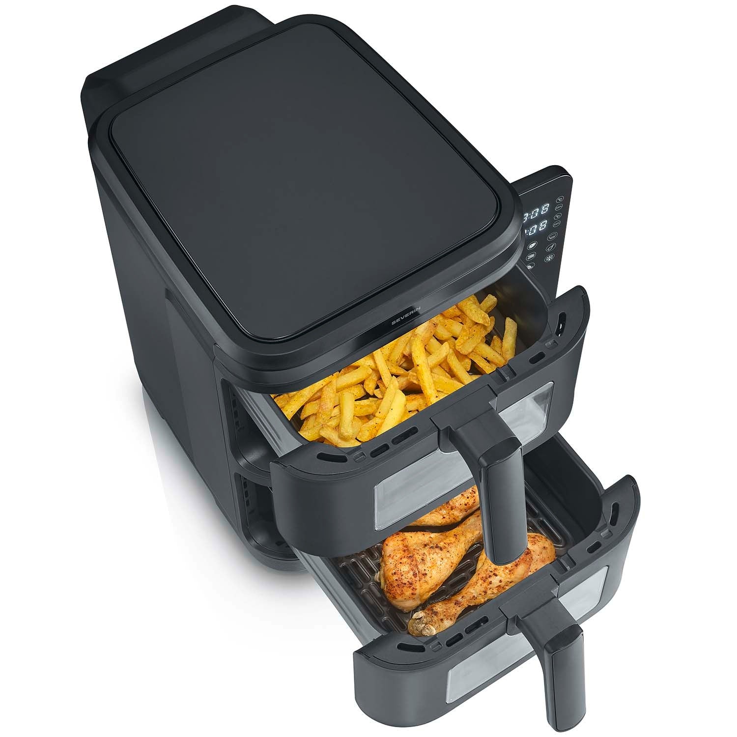 Air Fryer 11L, Dual Basket, Stackable