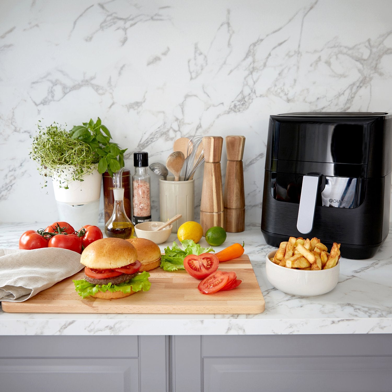 Air Fryer XL Ceramic 5.5L 1800W AF600 Black