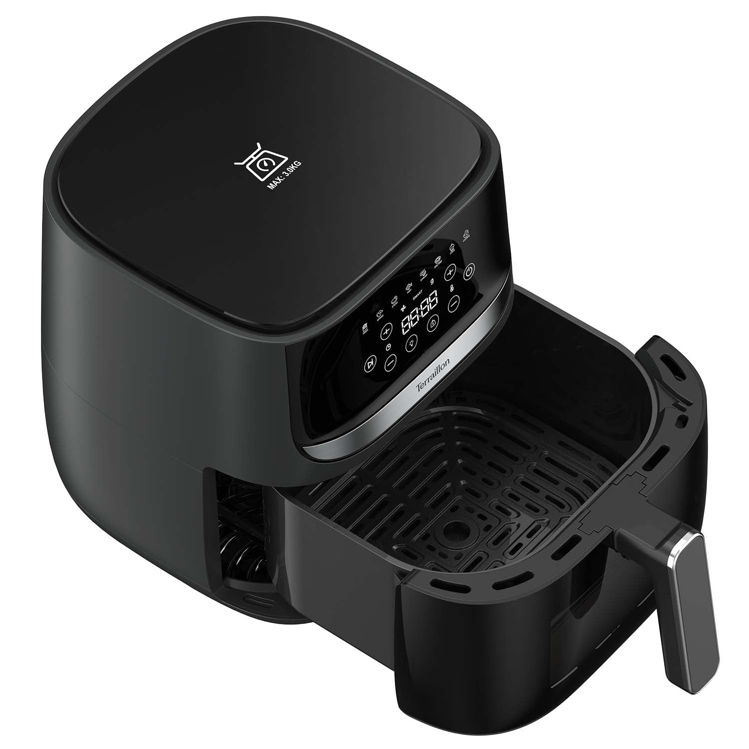 Air Fryer with Built-In Scale, 2-in-1, 5.7L Capacity