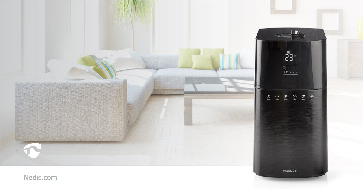 Air Humidifier | 30 W | With Cool Mist | 6 l | Hygrometer | Timer | Suitable for space up to: 50 m² | Remote control | Black