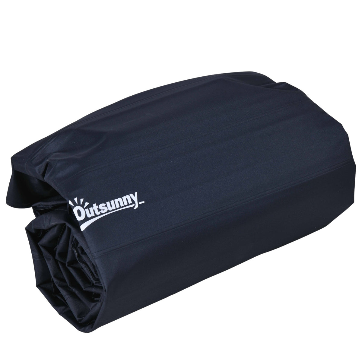 Air Mattress, Air Bed, Foldable Camping Bed For 2 People With Foot Pump, Carry Bag, For Camping, Travel, Polyester, Blue, 195 X 140 X 10 Cm
