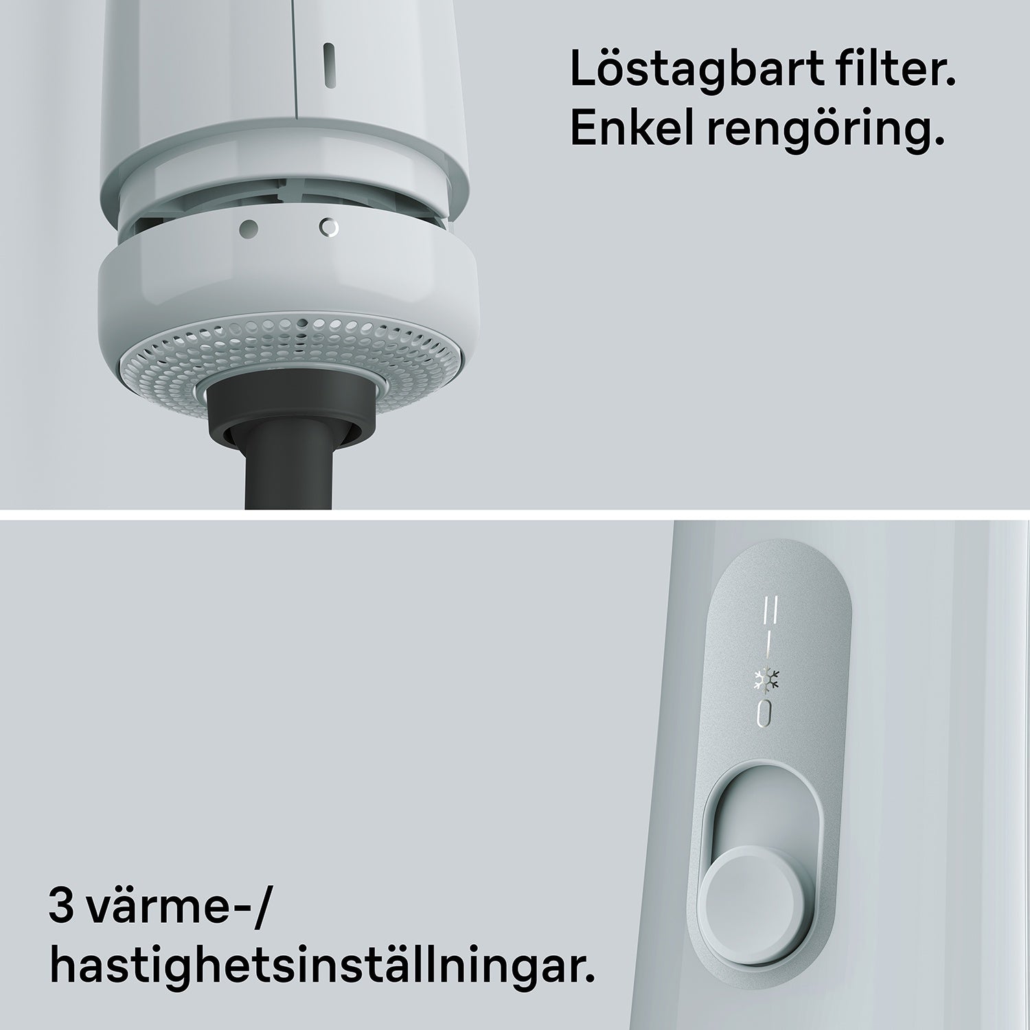 Air Styler, 300W, 3 Heat-Speed Settings, 2 Attachments