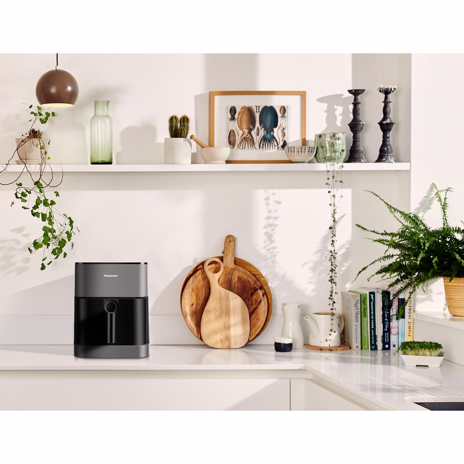 Airfryer 5L 1450W NF-CC500SXE Double Elements Touch, Lighting & Steam