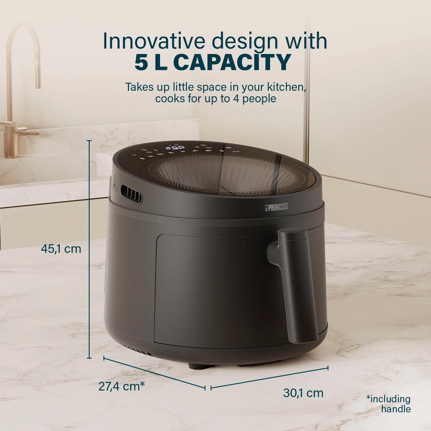 Airfryer Cyclonic Vision 182270 5L 1500W