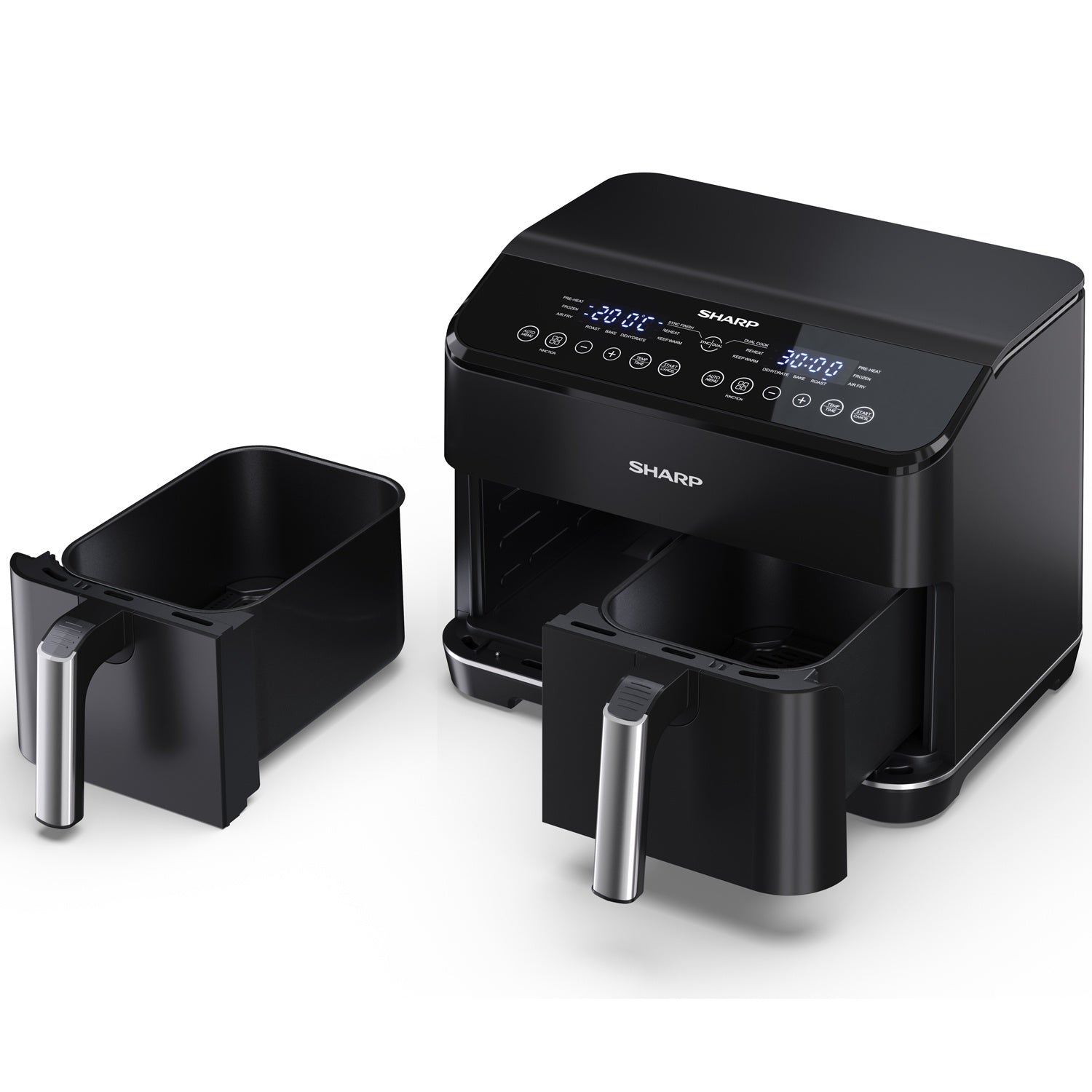 Airfryer Double 2X4L 2X1800W - AF-GD82AE-B